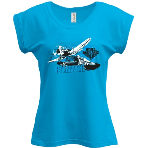 Футболка женская PANI World of Warplanes — Get Airborne