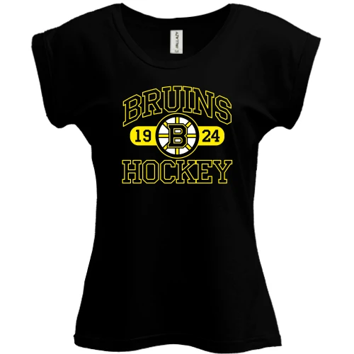 Футболка женская PANI, черный, Bruins yockey