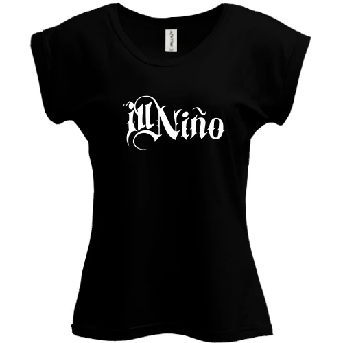 Футболка женская PANI, Черный, Ill Nino