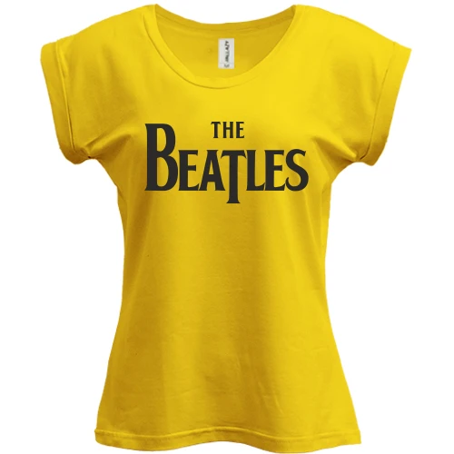Футболка женская PANI, Желтый, The Beatles