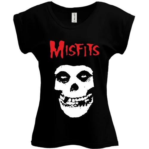 Футболка жіноча PANI, Чорний, Misfits