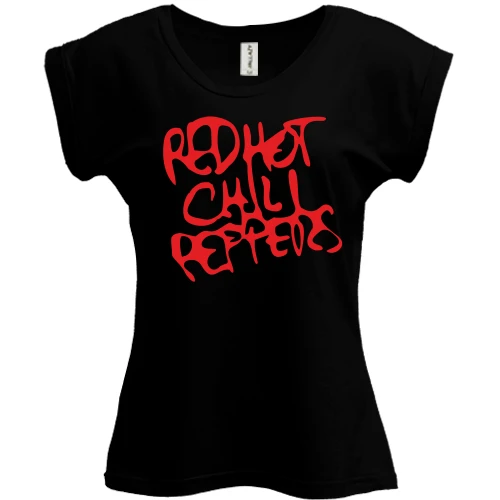 Футболка женская PANI, Черный, Red Hot Chili Peppers 2