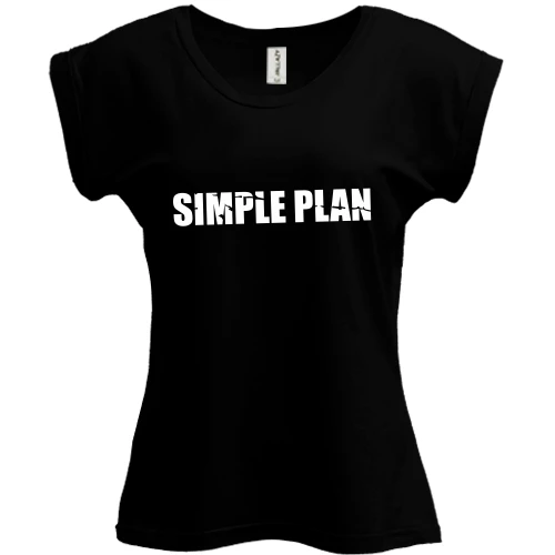 Футболка женская PANI, Черный, Simple Plan