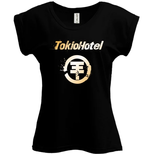 Футболка женская PANI, Черный, Tokio Hotel 2