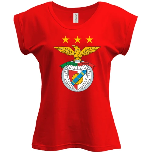 Футболка жіноча PANI, Червоний, FC Benfica (Бенфіка)