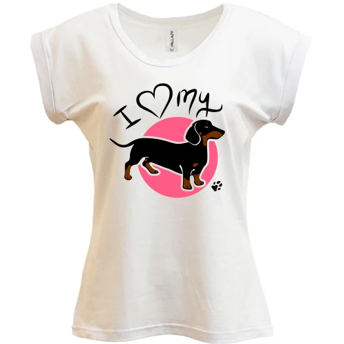 Футболка жіноча PANI I love my dog