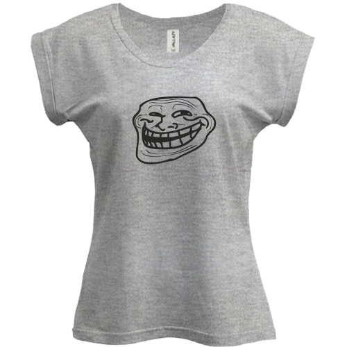 Футболка жіноча PANI Troll face (без напису)