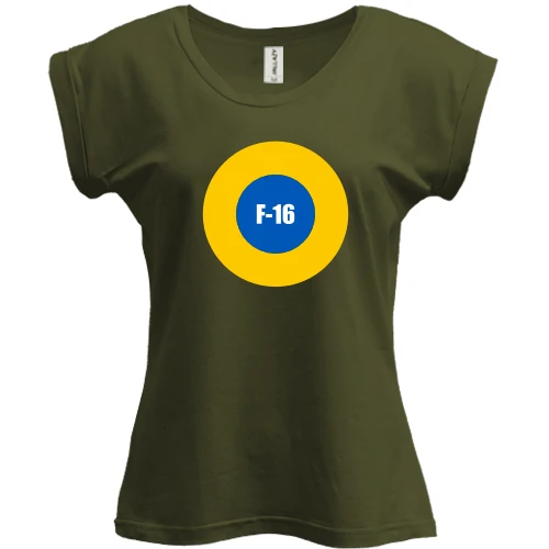Футболка жіноча PANI "Ukrainian air force F-16"