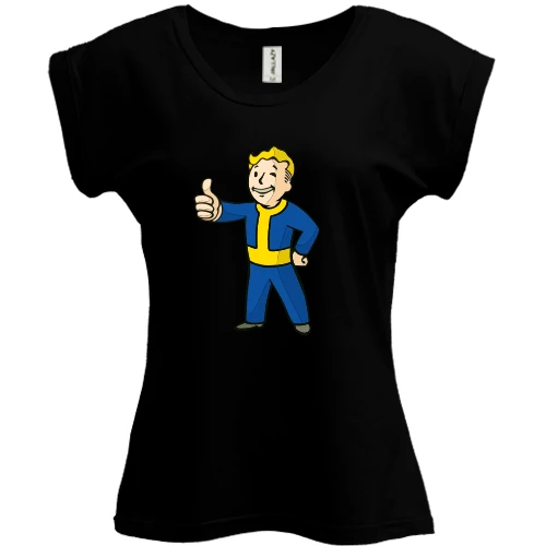Футболка женская PANI, Черный, fallout boy