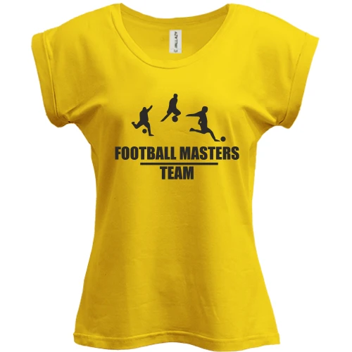 Футболка жіноча PANI, Жовтий, Football Masters Team