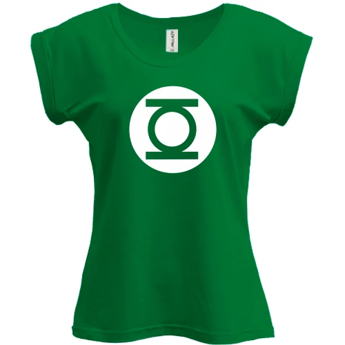 Футболка женская PANI, черный, Green Lantern