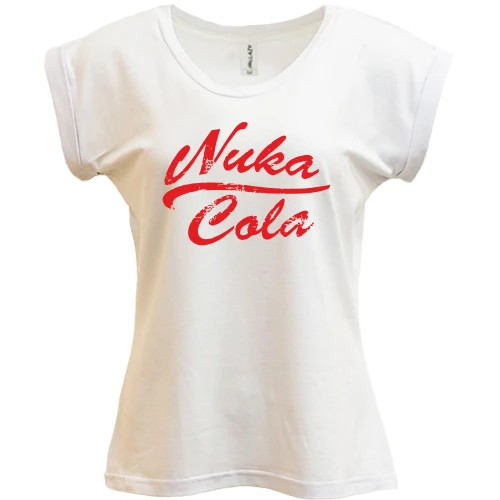 Футболка женская PANI, Белый, Nuka-Cola logo