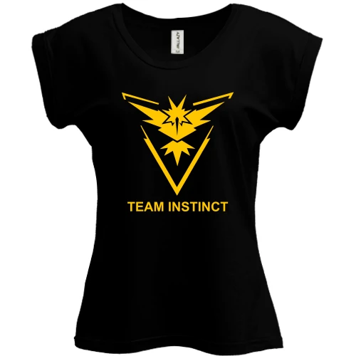 Футболка женская PANI, Черный, Pokemon Go Team Instinct