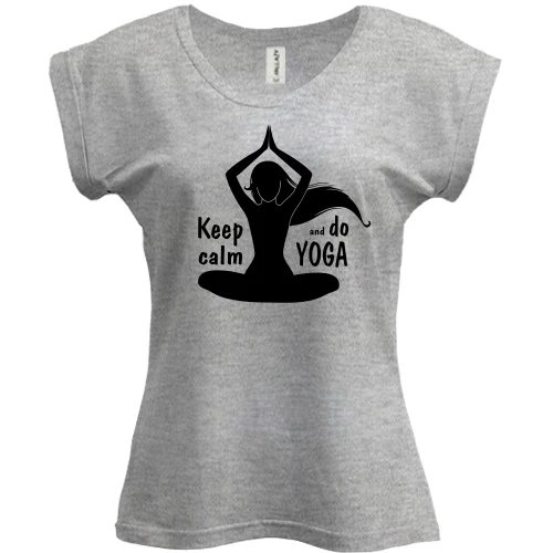 Футболка жіноча PANI Keep Calm an Do Yoga