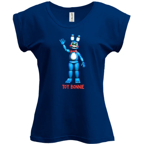 Футболка женская PANI, Синий, Five Nights at Freddy’s (Toy Bonnie)