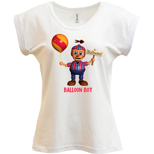 Футболка женская PANI, Синий, Five Nights at Freddy’s (Balloon Boy)