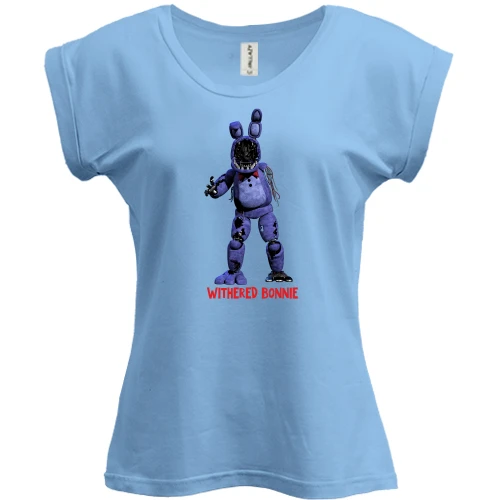 Футболка женская PANI, Синий, Five Nights at Freddy’s (withered bonnie)