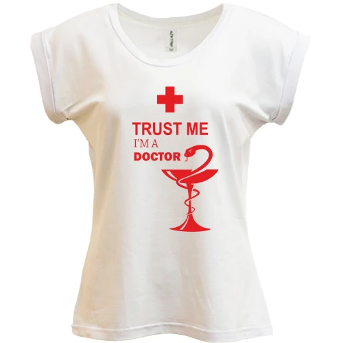 Футболка женская PANI Trust me, i am a doctor