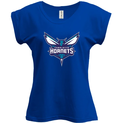 Футболка жіноча PANI, Синій, Шарлотт Хорнетс (Charlotte Hornets)
