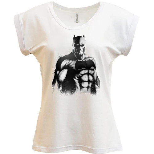 Футболка жіноча PANI Batman (Чорно-білий)