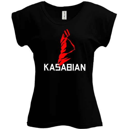 Футболка женская PANI, Черный, Kasabian