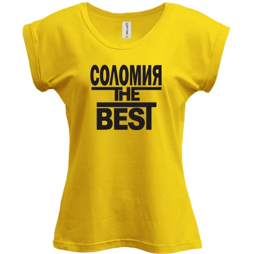 Футболка женская PANI, Желтый, Соломия the BEST