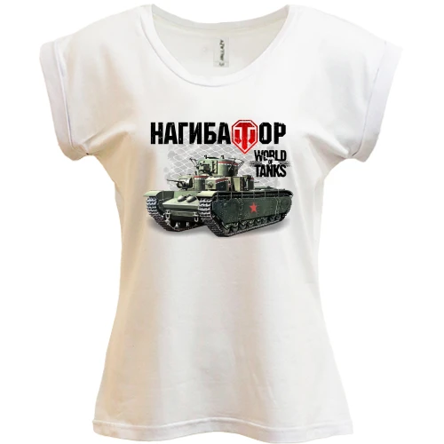 Футболка жіноча PANI, Білий, WOT - Нагибатор