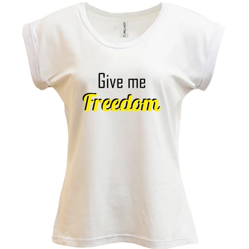 Футболка женская PANI Give me freedom