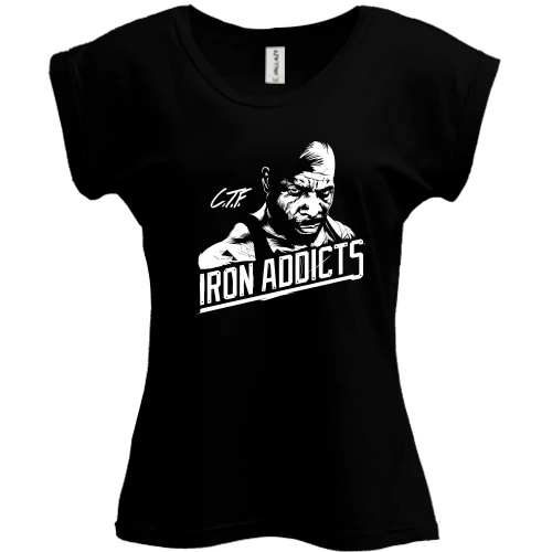 Футболка женская PANI, Черный, Iron Addicts