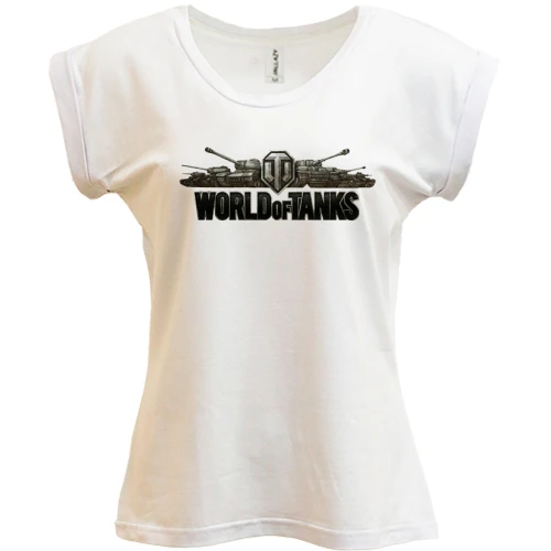 Футболка женская PANI, Черный, World of Tanks