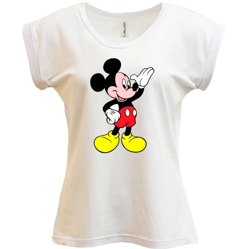 Футболка жіноча PANI, Білий, Mickey Mouse 3