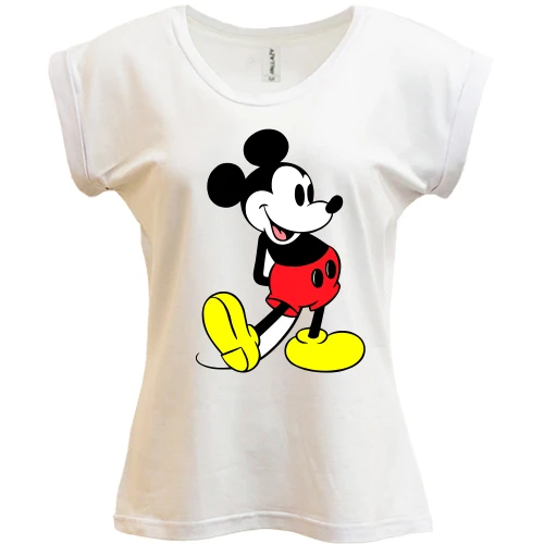 Футболка женская PANI, Синий, Mickey Mouse так-так