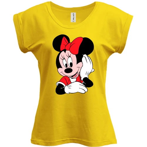 Футболка женская PANI, желтый, Minie Mouse 5