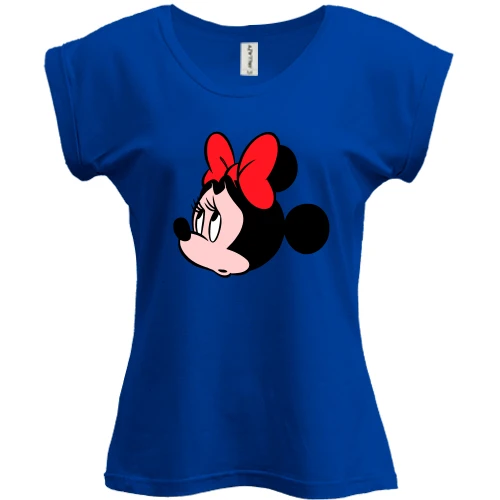 Футболка жіноча PANI, Синій, сумна Minnie