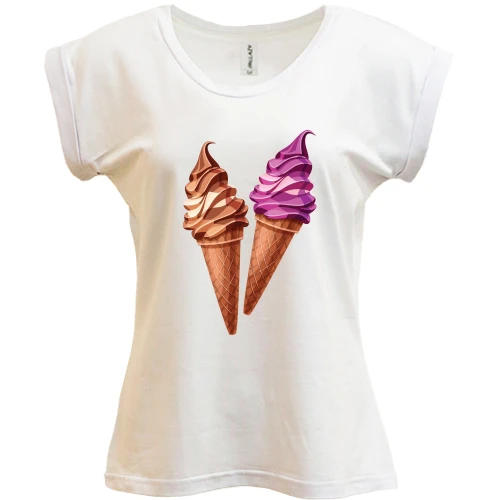 Футболка жіноча PANI Ice Cream Couple