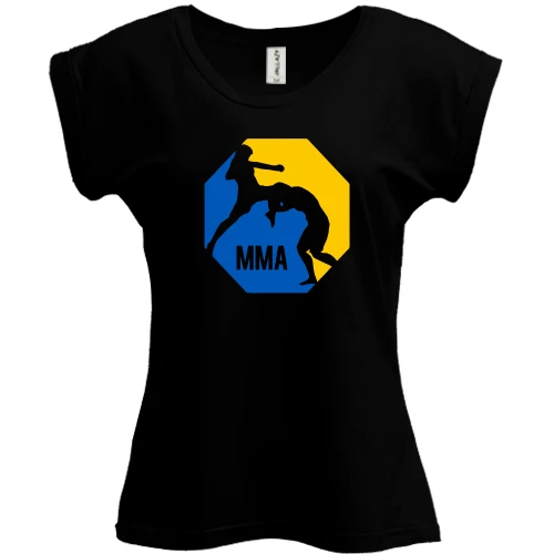 Футболка женская PANI, Черный, MMA ua