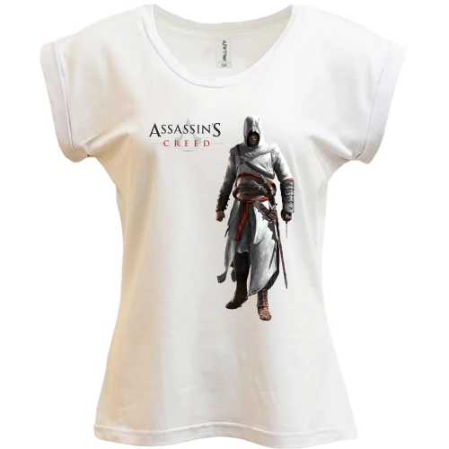 Футболка женская PANI, Белый, Assassin’s Creed Altair