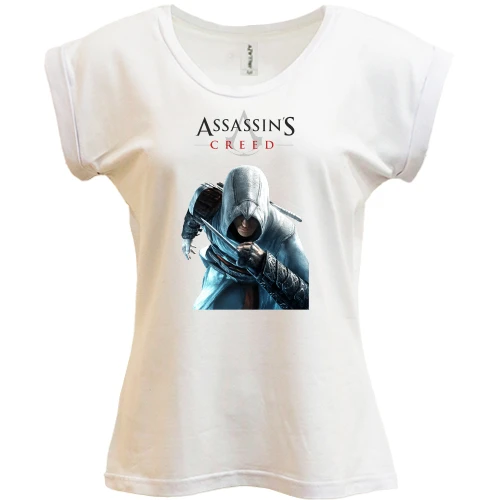 Футболка женская PANI, Белый, Assassin’s Альтаир