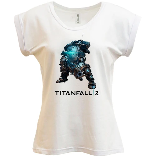 Футболка женская PANI, Белый, Titanfall 2