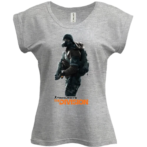 Футболка женская PANI, Серый меланж, Tom Clancy's The Division (2)