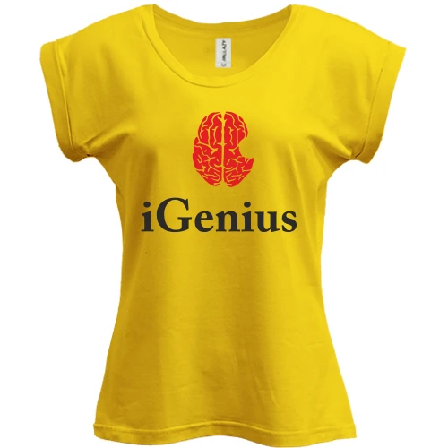 Футболка женская PANI, Желтый, iGenius (Я гений)