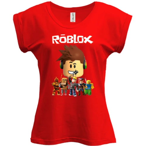 Футболка жіноча PANI, Червоний, Roblox Team