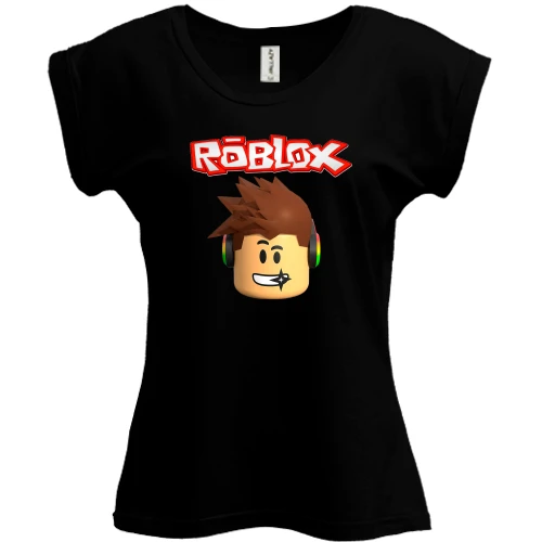 Футболка женская PANI, Черный, Roblox face (2)