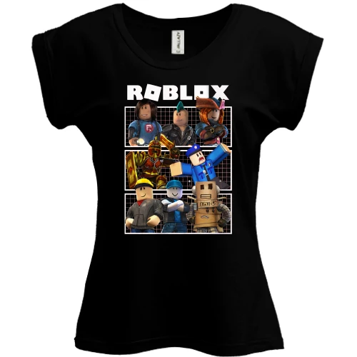 Футболка женская PANI, Черный, Roblox Team (2)