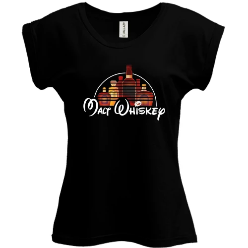 Футболка жіноча PANI, Чорний, Walt Whiskey