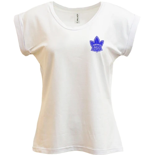 Футболка жіноча PANI з вишитою емблемою Toronto Maple Leafs