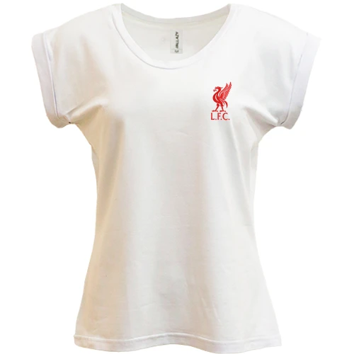 Футболка жіноча PANI, Білий, Ліверпуль LFC