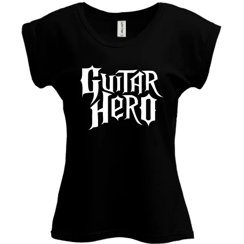 Футболка женская PANI, Черный, Guitar Hero