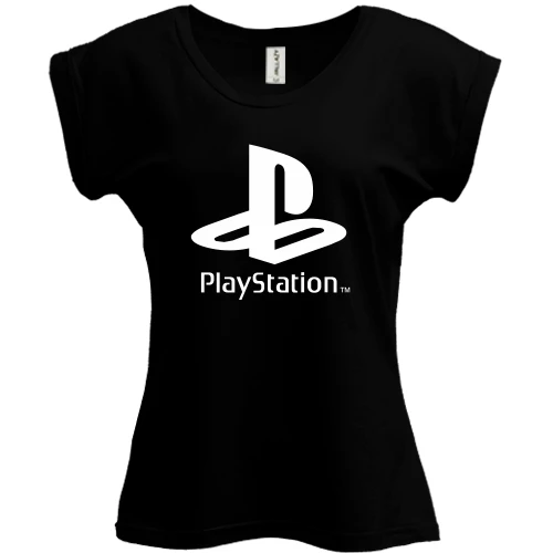 Футболка женская PANI, Черный, PlayStation