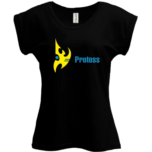 Футболка женская PANI, Черный, Starcraft Protoss